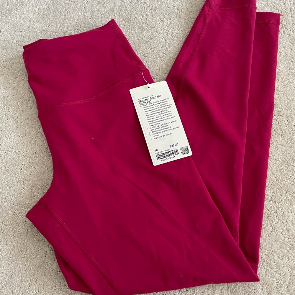 Lululemon high waist wunder train